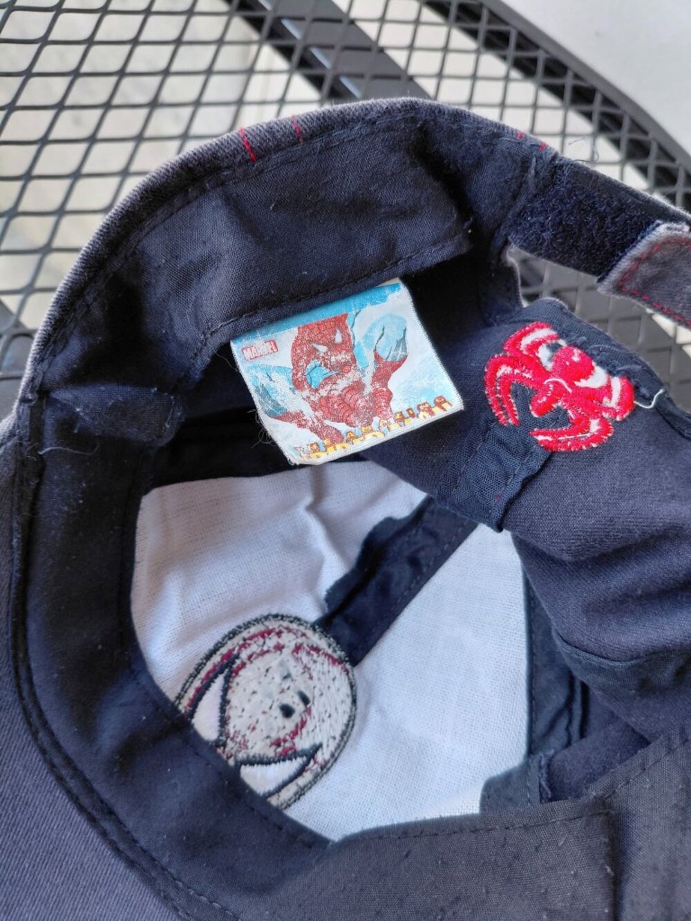 2008 Spider-Man Hat Marvel Youth Adjustable Cap Y2K 2000s Vintage 100% Cotton - Picture 3 of 5
